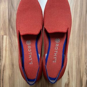 Rothy’s Loafers-Excellent used Condition-size 10-retired color Paprika